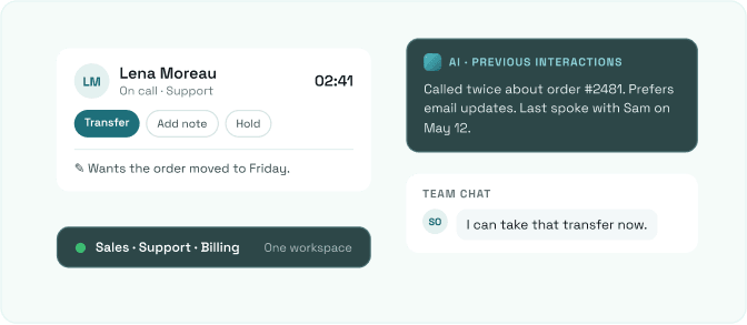 Shared Team Workspace