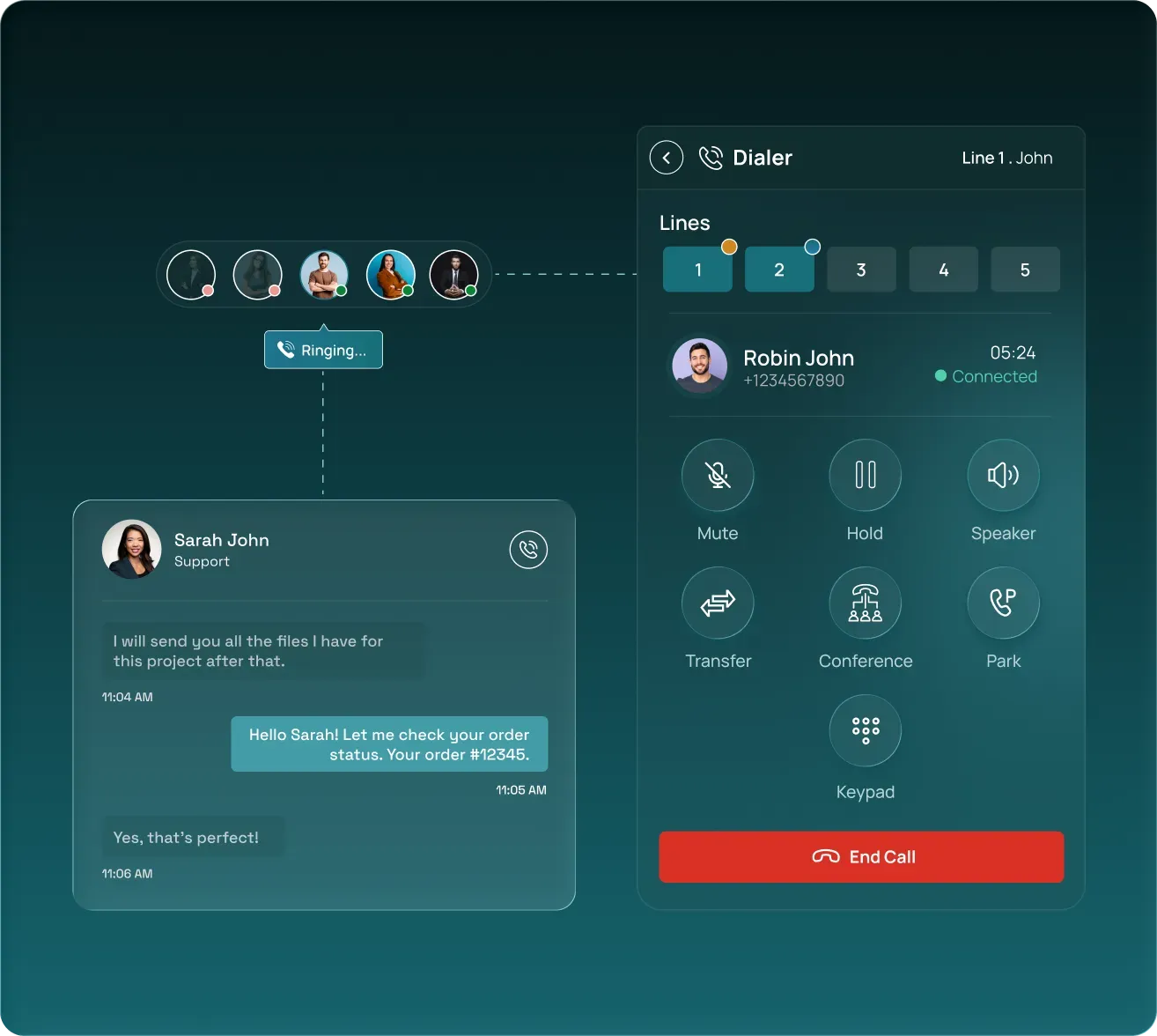 Everything a remote team needs to take calls.