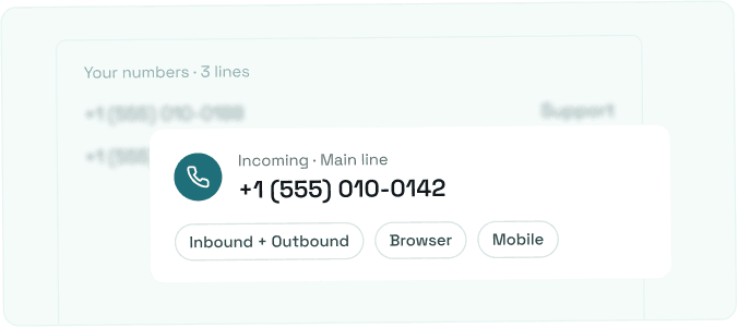 Numbers and Calling