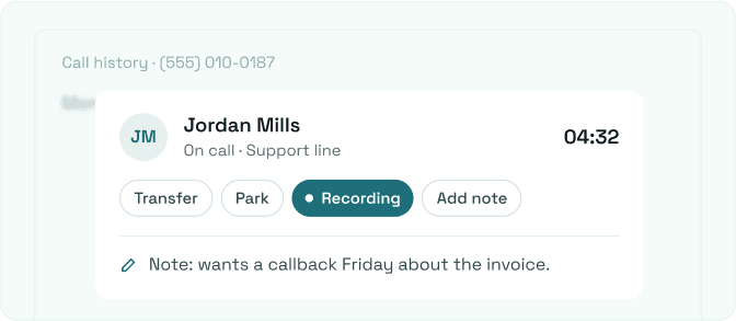 Call Handling